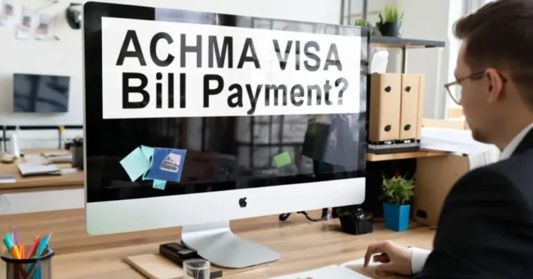 WHAT IS ACHMA VISB BILL PAYMENT OR ACHMA VISA BILL PAYMENT?